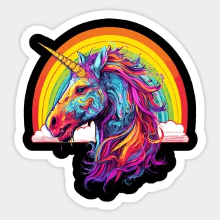 Evil Unicorn Sticker